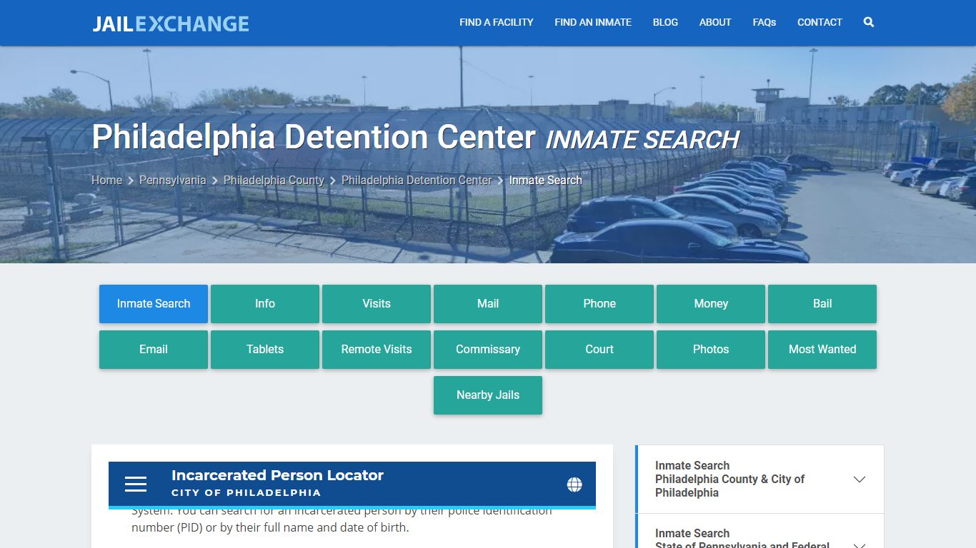 Inmate Search: Roster & Mugshots - Philadelphia Detention Center, PA